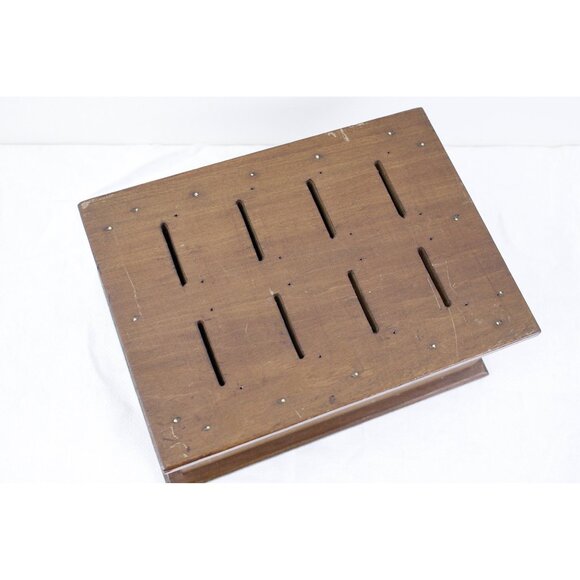 Vintage wooden coin bank, household budget box, alternative saving bank, piggy - Picture 4 of 7